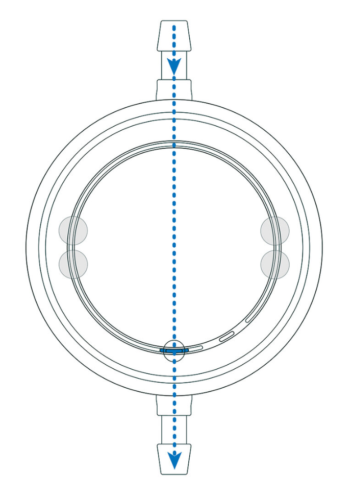 MIETHKE shunt component – schematic drawing